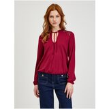 Orsay Burgundy Women's Blouse with Lace - Ladies | Shoptok.si