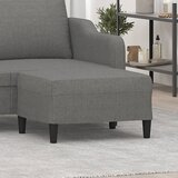vidaXL Stolček za noge temno siv 70x55x41 cm blago Cene