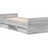  Okvir kreveta s uzglavljem i podnožjem boja hrasta 90 x 200 cm | shoptok.hr
