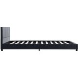  Za krevet od umjetne kože crni 140 x 200 cm | shoptok.hr