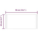  LED kopalniško ogledalo 90x40 cm, (20919769) | Shoptok.si