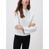 Reserved Džemper s kontrastnim porubom - krem | shoptok.hr