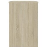  Radni stol bijeli i boja hrasta 100 x 50 x 76 cm od iverice | shoptok.hr
