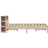 Krevet s regalom za knjige bez madraca 140x200 cm od borovine | shoptok.hr