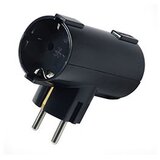  Utikač adapter 'T' 2xšuko 6338-2 crni Cijene