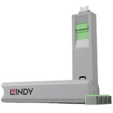 Lindy USB Type C Port Blocker Key - Pack of 4 Blockers, Green | shoptok.hr