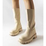 Gemre Beige Matte Boots Hollie Cijene