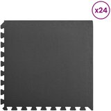 Puzzle Platno za bazen 24 pcs Črna 8,64 ㎡ EVA pena, (5000207892) | Shoptok.si