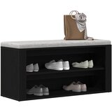  Klupa za cipele crni hrast 100x35x45 cm inženjerski drvo | Eponuda.ba