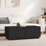  Stolić za kavu crni 110 x 50 x 40 cm od masivne borovine Cijene