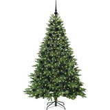 vidaXL Umestno božično drevo med 300 LED Zelena 180 cm PE in PVC | Shoptok.si