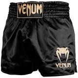 Venum Classic Muay Thai Shorts, Black/Gold - XL, (21371277) cene