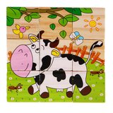  Lesene kocke za otroke z motivi živali | Shoptok.si