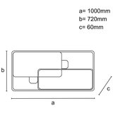  LED prigušiva plafonska svetiljka LED/280W/230V 3000-6500K + daljinski upravljač | Eponuda.com