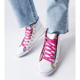 Gemre White high-top floral sneakers Marphisa | Shoptok.si