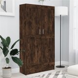  The Living Store Knjižna omara dimljeni hrast 82,5x30,5x150 cm inženirski les - Knjižna Omara, (21431716) | Shoptok.si