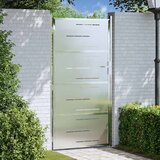  Vrtna vrata 85 x 174 cm Nehrđajući čelik Može se zaključati Cijene