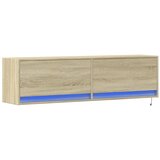  Zidni TV ormarić s LED svjetlima boja hrasta sonome 140x31x38cm | shoptok.hr
