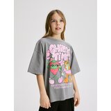 Reserved Majica kratkih rukava isprana izgleda - tamnosivo | shoptok.hr