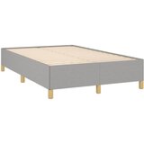 s oprugama i madracem svjetlosivi 120x190 cm od tkanine | shoptok.hr