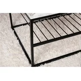 Asude Klub sto, 95x43x55cm, Bijelo-crni