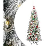 vidaXL Umjetno božićno drvce s stalakom Bijelo 53 x 53 x 120 cm | shoptok.hr