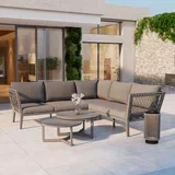 Lounge Garnitura Malou, Temno Siva