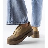 Gemre Brown flat heel shoes Merico | shoptok.hr