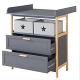Roba Antracitno siva nizka otroška komoda 87x75 cm Berlin – | Shoptok.si