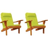  Jastučići za stolice 2 pcs Svijetlo zelena. 58 x 77 x 4,5 cm | shoptok.hr