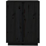  Komoda crna 60 x 35 x 80 cm od masivne borovine | Eponuda.com