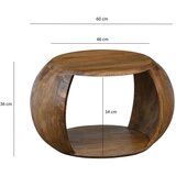MID.YOU KLUBSKA MIZA, rjava | Shoptok.si