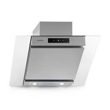 Klarstein Balzac 80, kuhinjska napa, slobodan prostor za glavu, 80 cm, 190 W, 610 m3/h, nehrđajući čelik/staklo | shoptok.hr