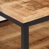 vidaXL Klubska mizica 45x45x35 cm trden robusten mangov les | Shoptok.si