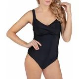 AQUOS PETRUSA Ženski jednodijelni kupaći kostim, crna, veličina