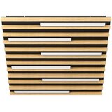 Eglo Plafonjera MARREIRA LED 57,5x57,5 drvo/crna 39898 | Eponuda.com