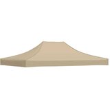 Krov za šator za zabave 4,5 x 3 m bež 270 g/m² | shoptok.hr