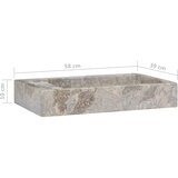  Umivaonik sivi 58 x 39 x 10 cm mramorni | shoptok.hr
