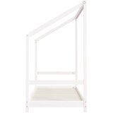  Okvir za dječji krevet bijeli 2x(80x200) cm od masivne borovine | shoptok.hr