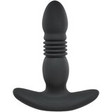 Playboy polnilni, potisni analni vibrator (črn) Cene