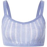 Weekday Top z naramnicami 'Grace' svetlo modra | Shoptok.si