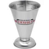 Patisserie measuring cup funnel-shaped, integrated scale
