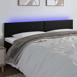  Uzglavlje crno 180 x 5 x 78/88 cm od umjetne kože Cijene