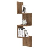 Hanah home zikzak walnut zidna polica | Eponuda.com