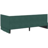  Kutni krevetni okvir s madracem 2 kom. Zelena Baršun - Tamnozelena 100 x 200 cm | shoptok.hr