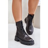 Big Star Leather Insulated Ankle Boots Workers Women's Cijene