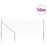 vidaXL Set Ograjnih Stebrov Set 2 Pocinkano Jeklo 10 x 0.5 m Vzdržljivo Cene