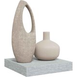  Plutajuća zidna polica siva boja betona 23 x 23,5 x 3,8 cm MDF | Eponuda.com