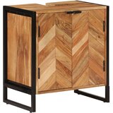 vidaXL kupaonski ormarić 55x35x60 cm masivno drvo bagrema i željezo cijene