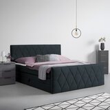 Based Postelja Boxspring Josie-b, Barva Grafita, 180x200 | Shoptok.si
